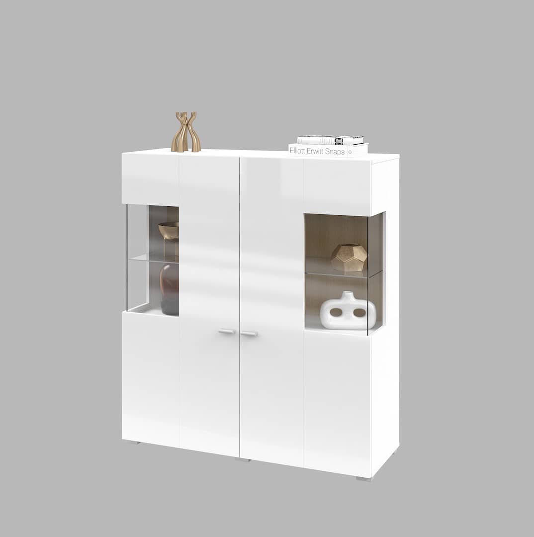 Coby 46 Display Cabinet 110cm-Living Room Display Cabinet