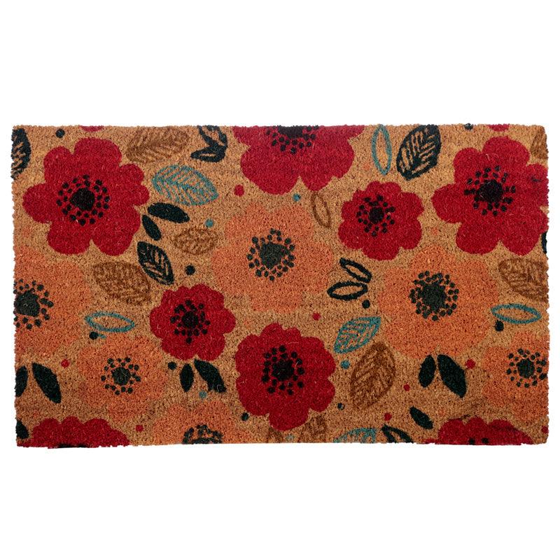 Coir Door Mat - Poppy Fields - £16.49 - 