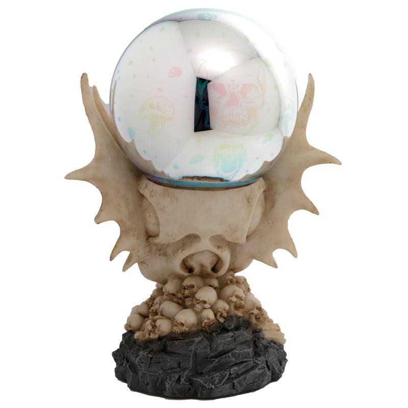 Collectable Metallic Dragon Skull LED Orb-