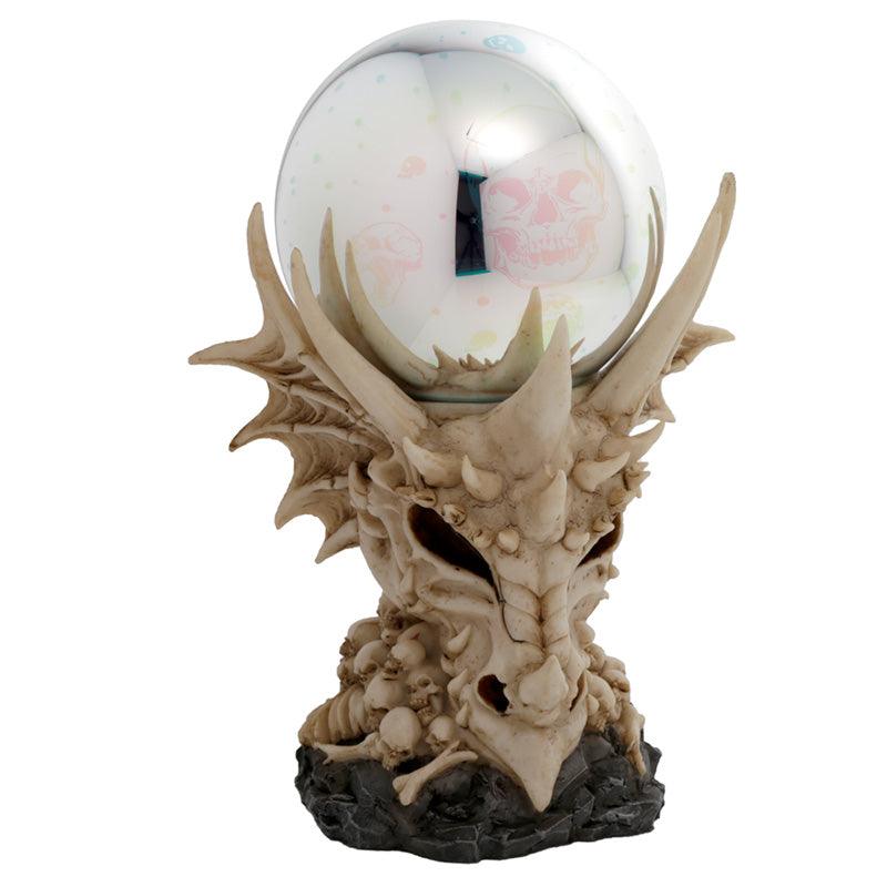 Collectable Metallic Dragon Skull LED Orb-