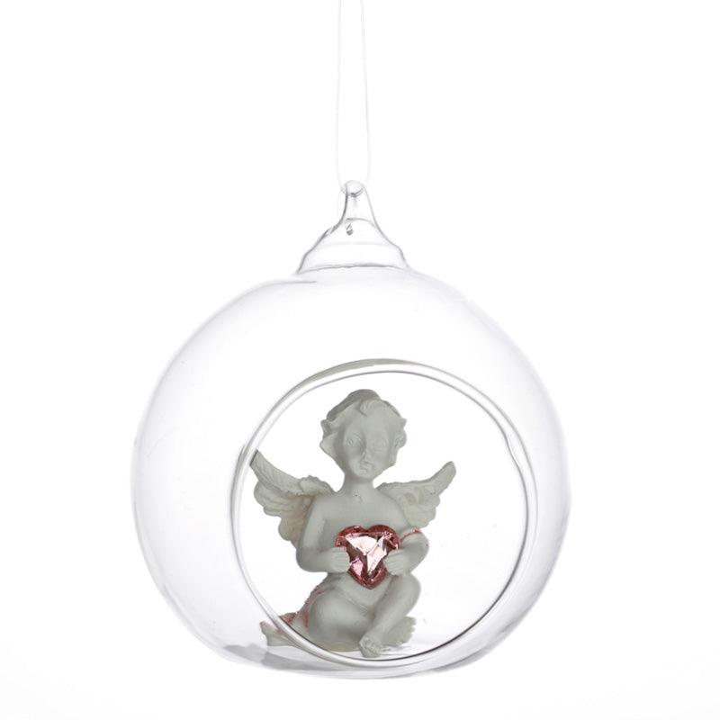 Collectable Peace of Heaven Cherub - Sweet Dream Glass Bauble-