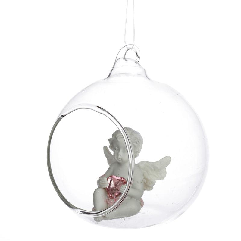 Collectable Peace of Heaven Cherub - Sweet Dream Glass Bauble-