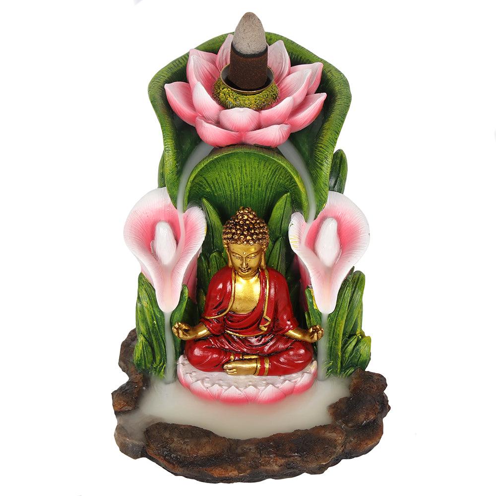 Colourful Buddha Backflow Incense Burner-Incense Holders