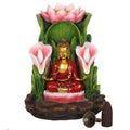 Colourful Buddha Backflow Incense Burner-Incense Holders