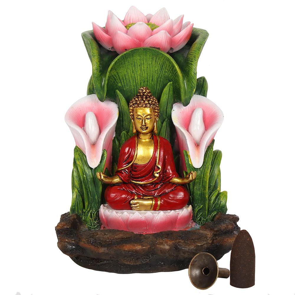 Colourful Buddha Backflow Incense Burner-Incense Holders