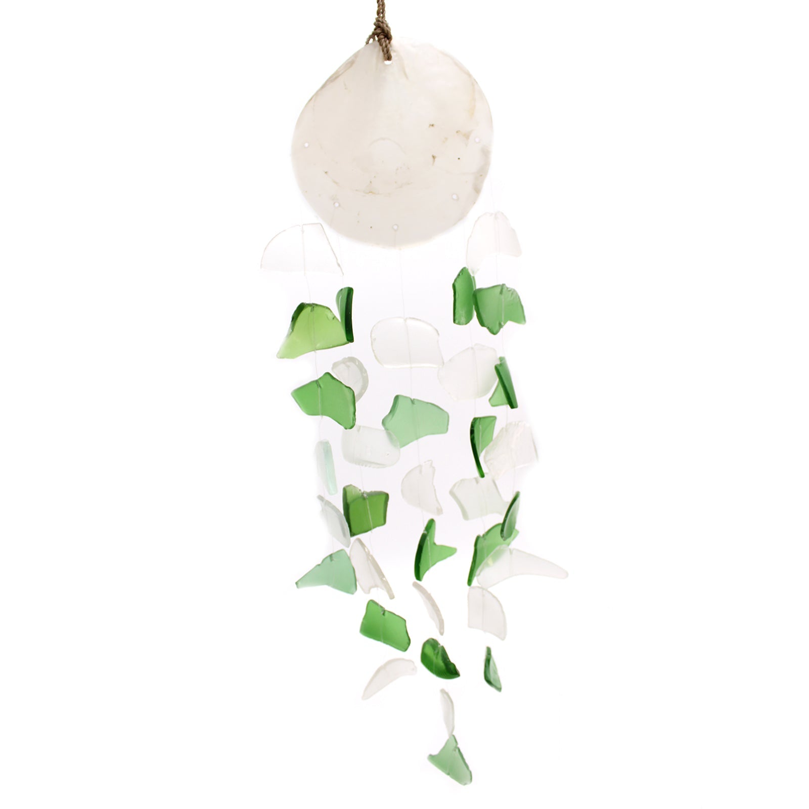 Copis & Glass Drop - Green & White Glass - £39.0 - 