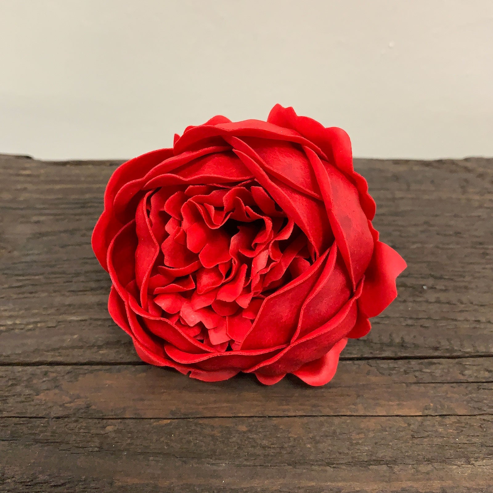 Craft Soap Flower - Ext Large Peony - Red-