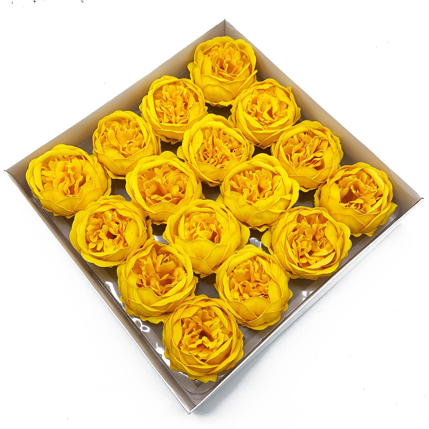Craft Soap Flower - Ext Large Peony - Yellow - £38.0 - 