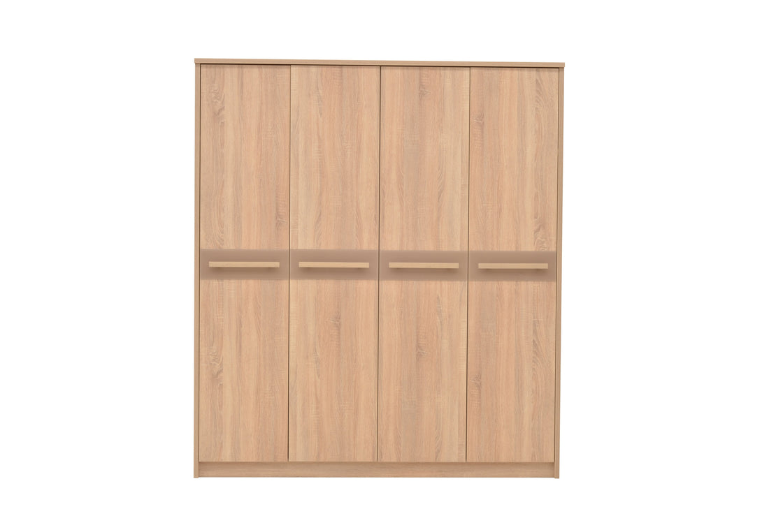 Cremona 4 Door Wardrobe 185cm - £554.4 - Hinged Door Wardrobe 