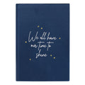 Crescent Moon Velvet Notebook - £12.99 - Stationery 