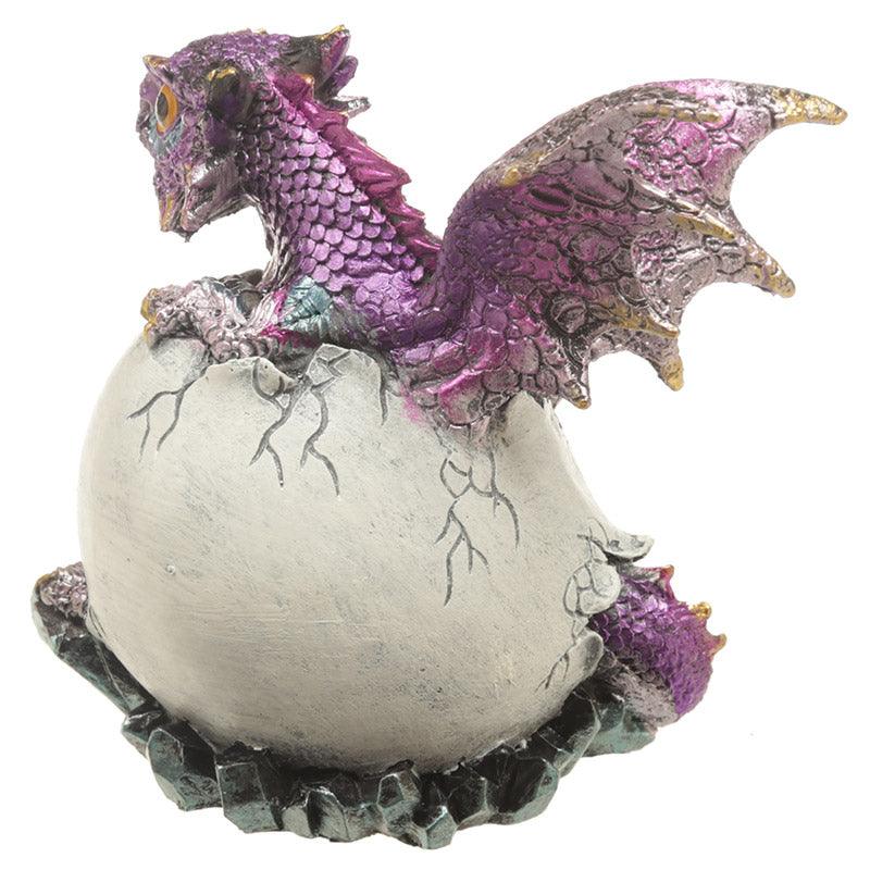 Crystal Birth Fantasy Nightmare Dragon Figurine-