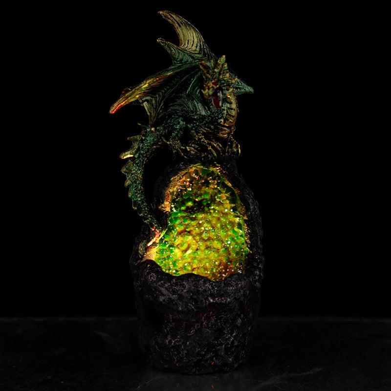 Crystal Cavern LED Dark Legends Dragon Figurine-