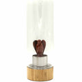 Crystal Infused Glass Water Bottle - Invigorating Red Jasper - Angel-