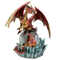 Crystal Orb Dark Legends Dragon Waterball Snow Globe-