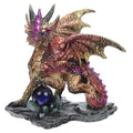 Crystal Rock Soothsayer Enchanted Nightmare Dragon Figurine-