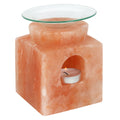 Cube Himalayan Salt Oil Burner - £22.5 - Oil Burners 