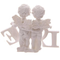 Cute LOVE Letters Cherub Couple-