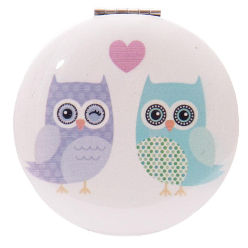 Cute Owl Compact Mirror-