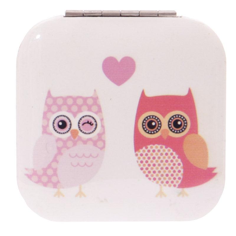 Cute Owl Compact Mirror-