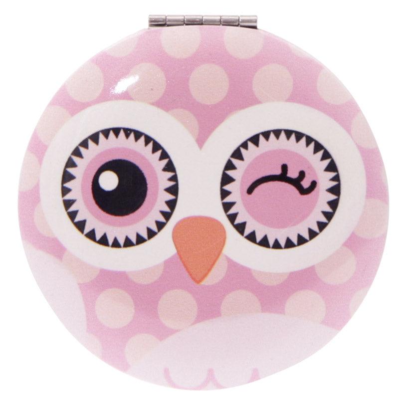 Cute Owl Compact Mirror-