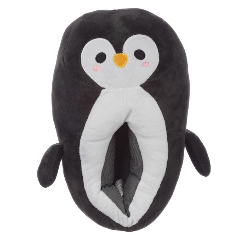 Cute Penguin Unisex One Size Pair of Plush Slippers-