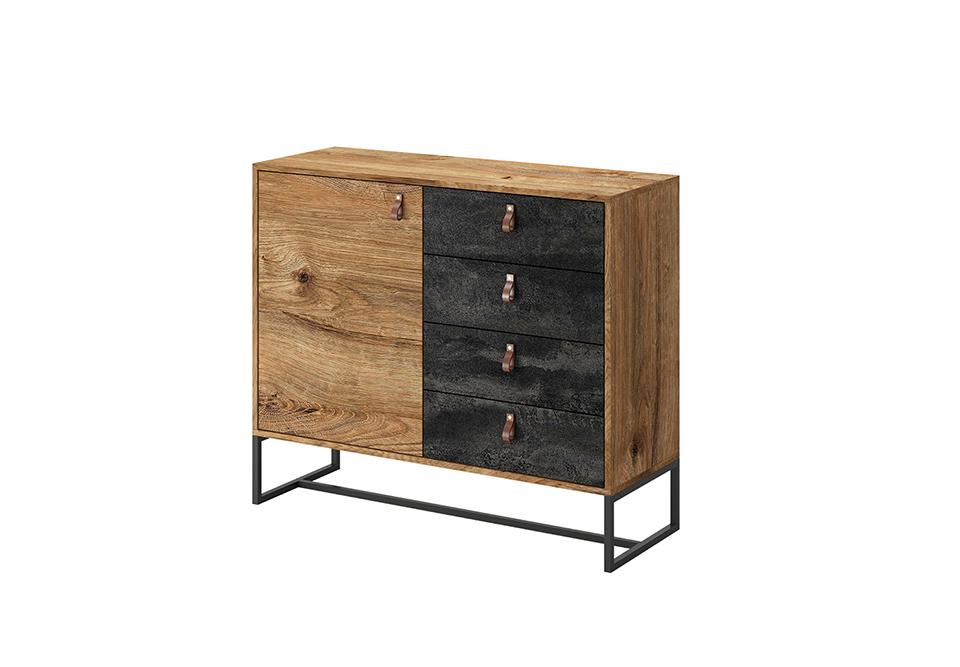 Dark Sideboard Cabinet 103cm - £207.0 - Living Sideboard Cabinet 