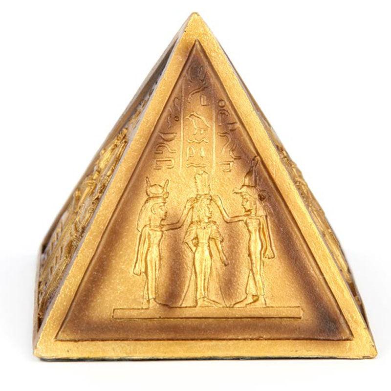 Decorative Gold Egyptian Pyramid Ornament-