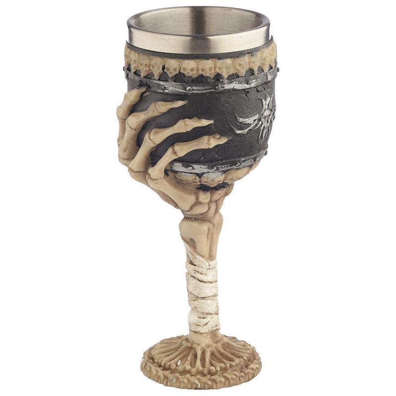Decorative Gothic Skeleton Arm Goblet-