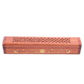 Decorative Sheesham Wood Box with Sun and Stars Design-