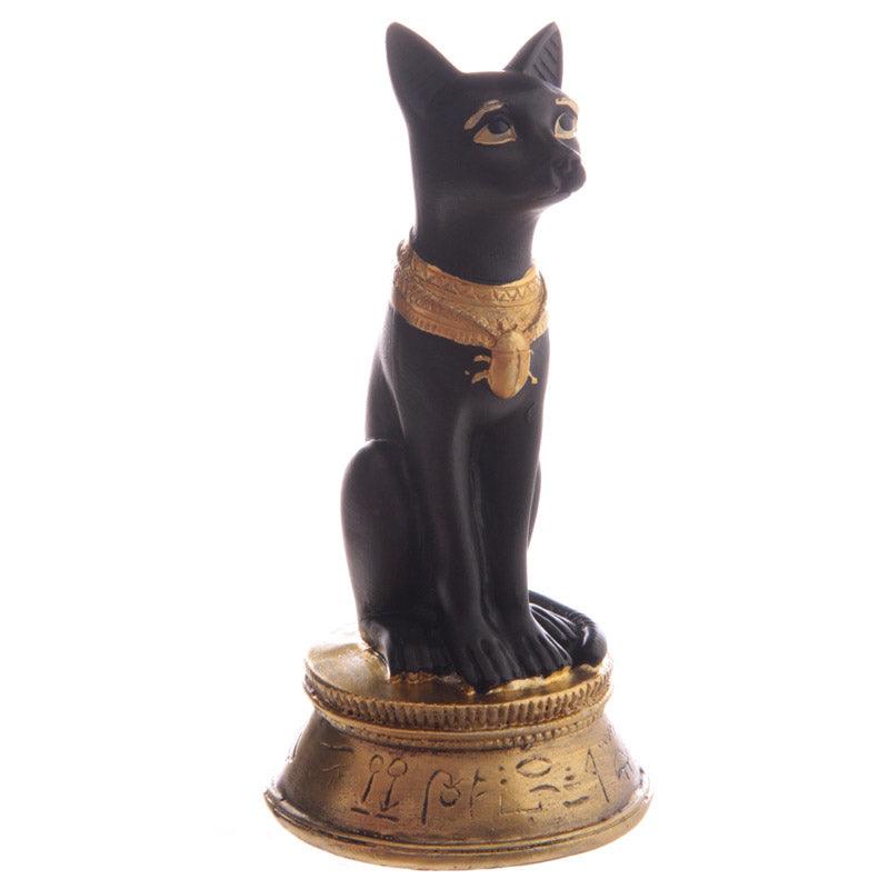 Decorative Small Black and Gold Bast Egyptian Figurine - £8.99 - 
