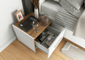 Dentro DT-03L Bedside Cabinet-Bedside Cabinet