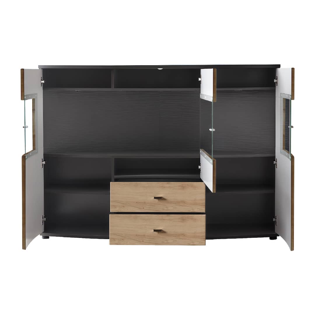 Dera 81 Sideboard Display Cabinet 160cm - £493.2 - Living Room Display Cabinet 