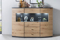 Dera 81 Sideboard Display Cabinet 160cm-Living Room Display Cabinet