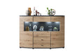 Dera 81 Sideboard Display Cabinet 160cm-Living Room Display Cabinet