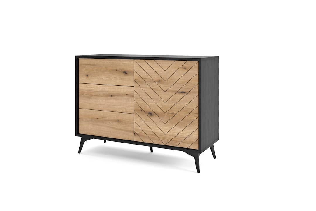 Diamond Sideboard Cabinet 104cm [Drawers] - £174.6 - Living Sideboard Cabinet 
