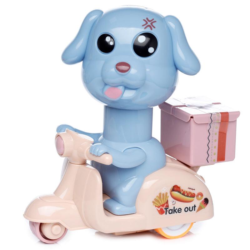 Dog Delivery Scooter Toy-