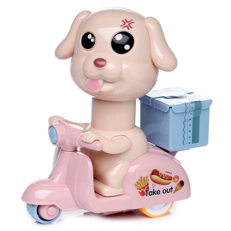 Dog Delivery Scooter Toy-