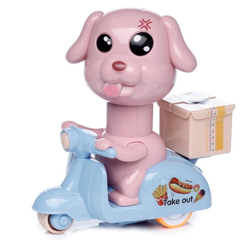 Dog Delivery Scooter Toy-