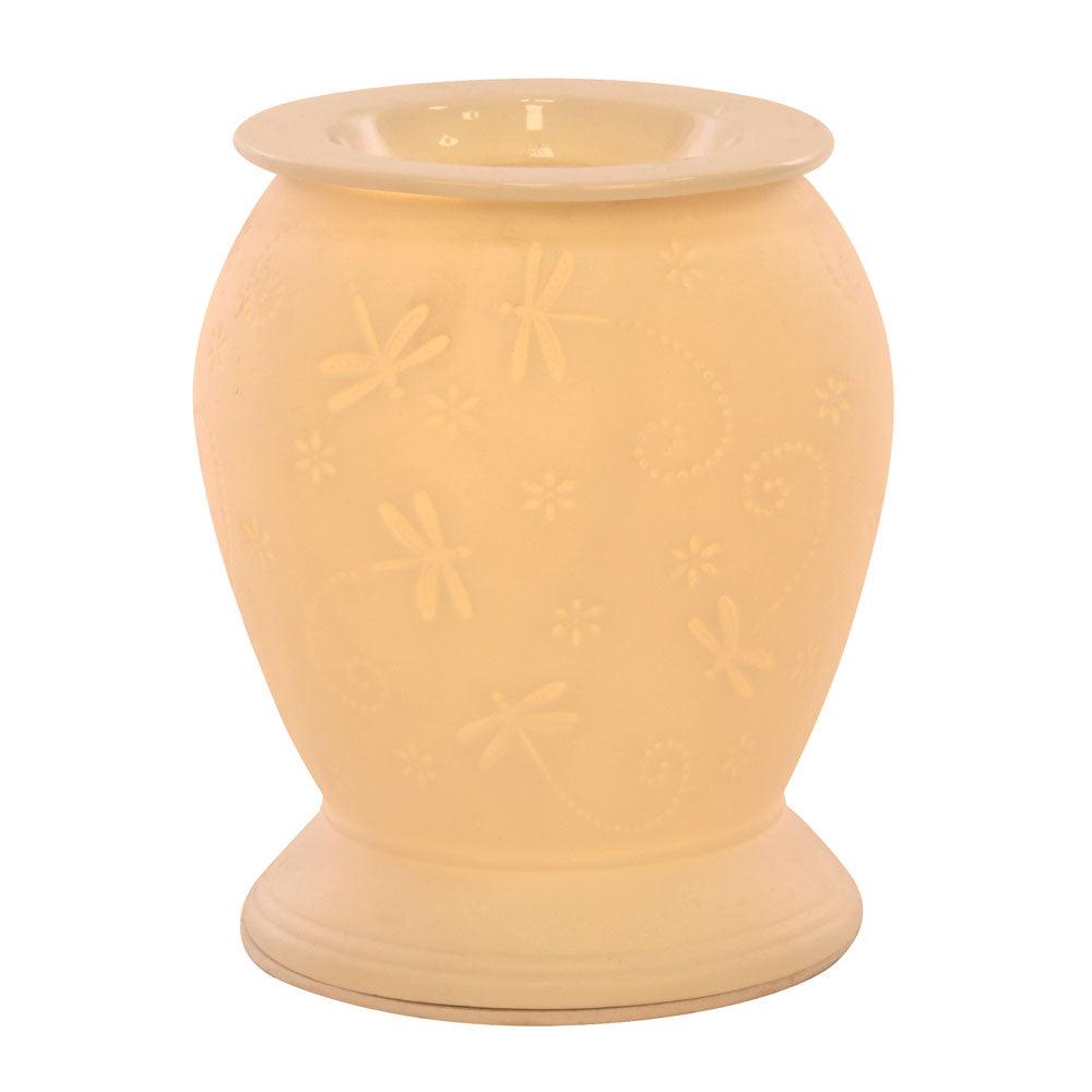 Dragonfly White Ceramic Electric Burner-Oil Burners