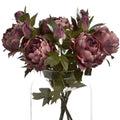 Dusty Pink Spray Rose Peony-Artificial Flowers