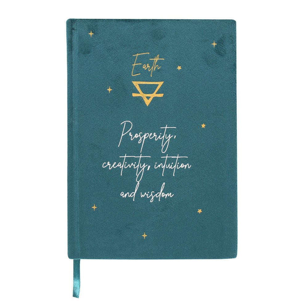 Earth Element Velvet A5 Notebook - £12.99 - Stationery 