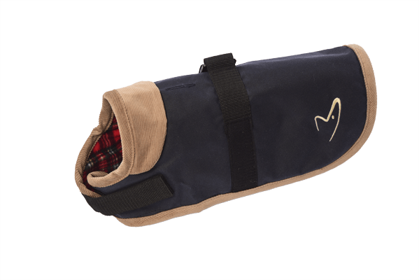 Edinburgh Wax Coat Navy Dog Beds 