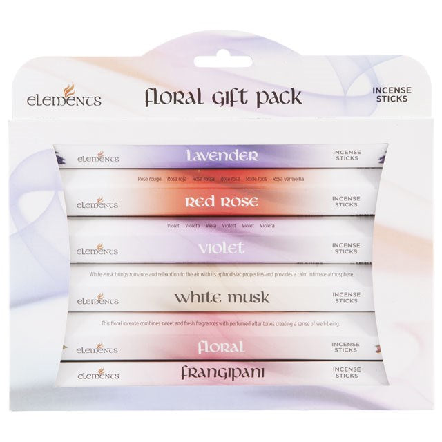 Elements Floral Fragrances Incense Stick Gift Pack - £8.5 - Elements 