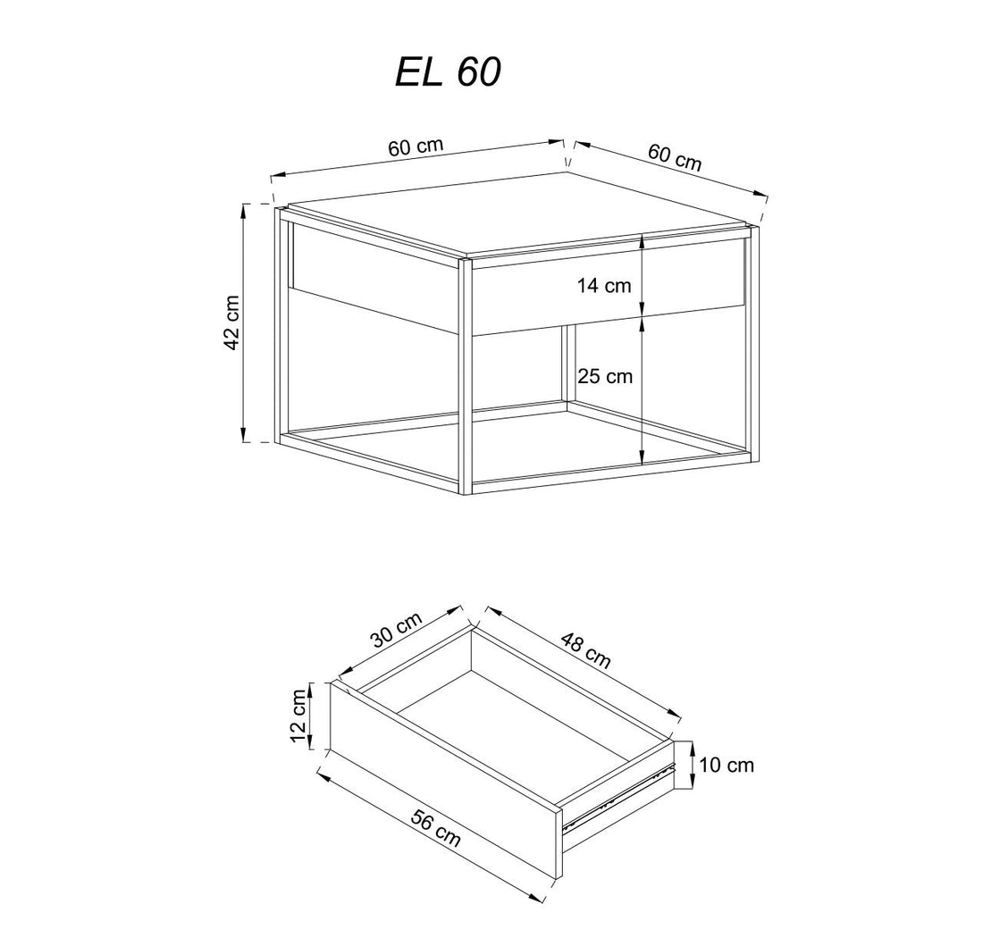 Enjoy Coffee Table with Drawer - £109.8 - Living Coffee Table 