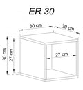 Enjoy Wall Cube Shelf 30cm-Wall Shelf