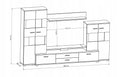 Esprit VA01 Entertainment Unit-Wall Unit