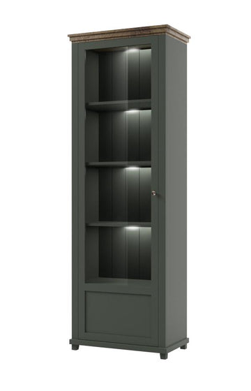 Evora 05 Tall Display Cabinet [Left] 71cm Tall Display Cabinet 