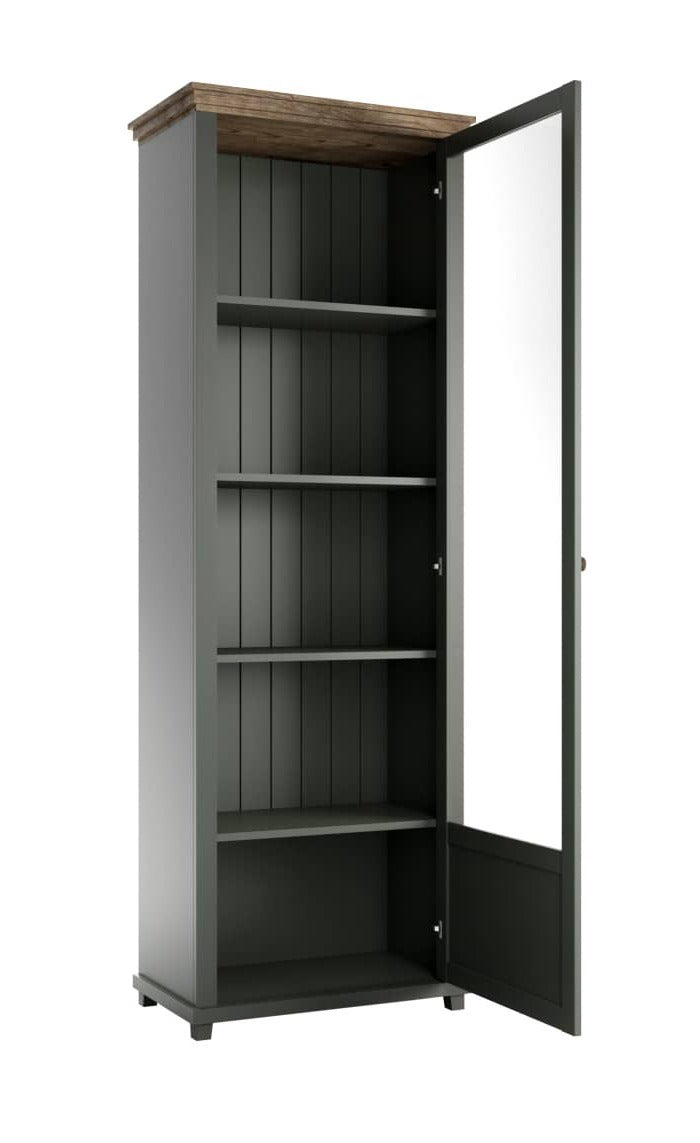 Evora 06 Tall Display Cabinet [Right] 71cm Tall Display Cabinet 