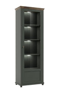 Evora 06 Tall Display Cabinet [Right] 71cm Tall Display Cabinet 