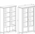 Evora 13 Display Cabinet-Living Room Display Cabinet